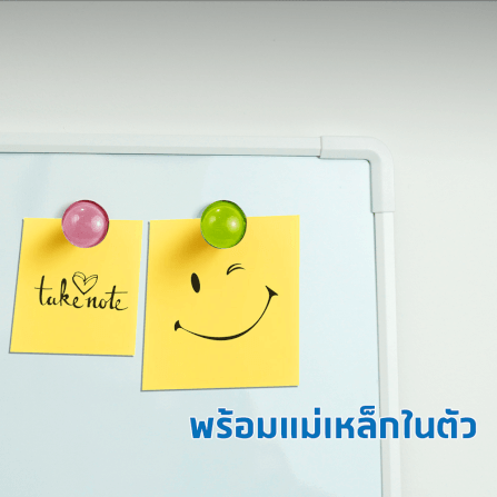 กระดานไวท์บอร์ด BANTEX BJ6603-WH-01 ขนาด 600*900 มม. สีขาว_2